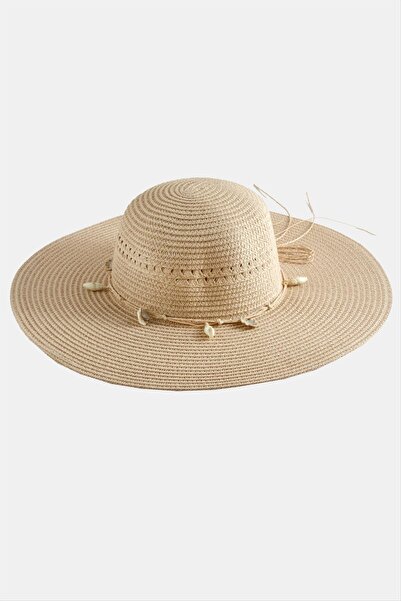 ZERO LAND Nrzsnt Seashell Straw (04249) Hat-Powder Color