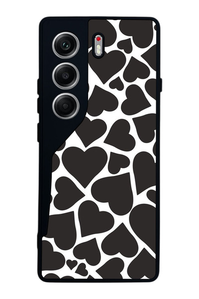 TECNO حافظة متوافقة مع هاتف Camon 40 باللون الأسود غير اللامع - سيليكون ناعم،...