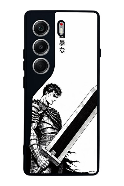 TECNO حافظة متوافقة مع هاتف Camon 40 باللون الأسود غير اللامع - سيليكون ناعم،...