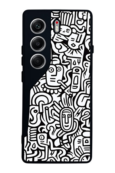 TECNO حافظة متوافقة مع هاتف Camon 40 باللون الأسود غير اللامع - سيليكون ناعم،...