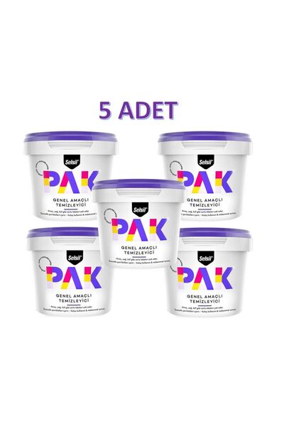 Selsil Pak Genel Amaçlı Temizleme 500gr 5 Adet