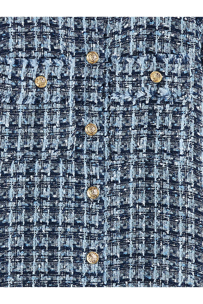 LC Waikiki Lcw Modest Blue Plaid Women's Shirt Tunic