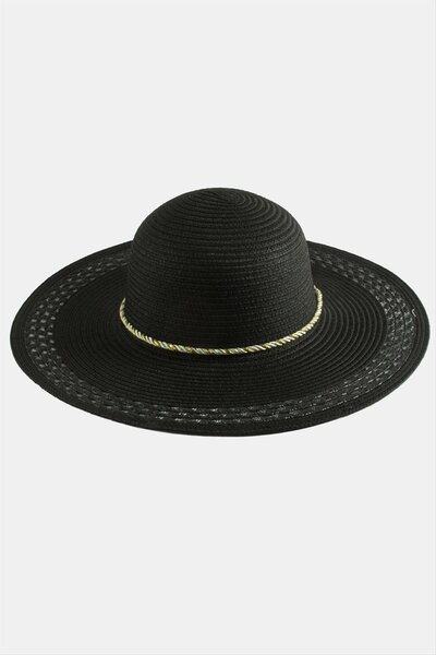 ZERO LAND NRZSNT Πλεκτό (03234) Ψάθινο Καπέλο-Κρεμ