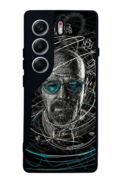 TECNO حافظة متوافقة مع هاتف Camon 40 باللون الأسود غير اللامع - سيليكون ناعم،...