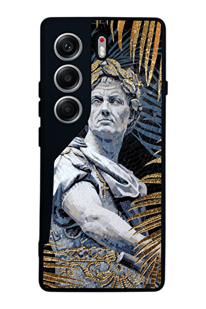 TECNO حافظة متوافقة مع هاتف Camon 40 باللون الأسود غير اللامع - سيليكون ناعم،...