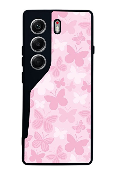 TECNO حافظة متوافقة مع هاتف Camon 40 باللون الأسود غير اللامع - سيليكون ناعم،...