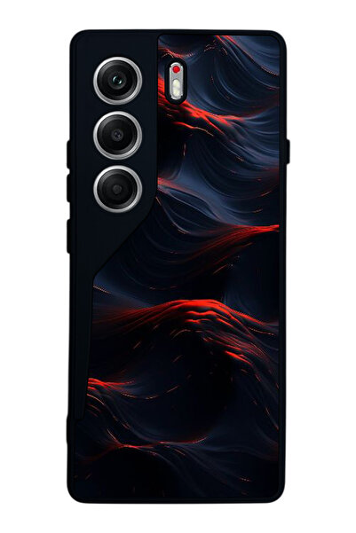 TECNO حافظة متوافقة مع كامون 40 باللون الأسود غير اللامع - سيليكون ناعم، واقي...