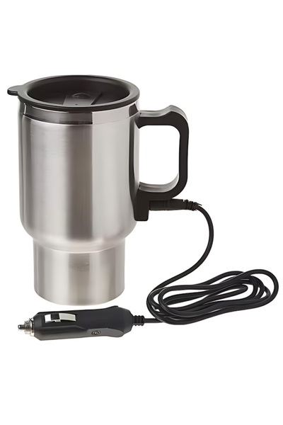 MRG Cana Electrica Tip Termos M1158, Auto 12v, 400ml, 60 Grade, Gri