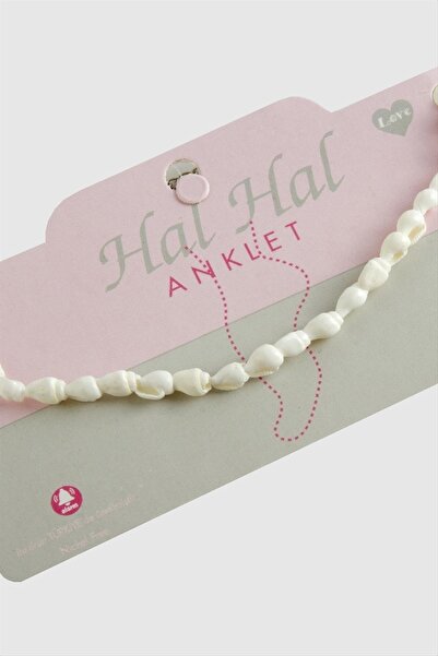 ZERO LAND Nrzsnt Sea Shell (235729) Bead Anklet-Brown