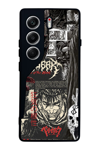 TECNO حافظة متوافقة مع هاتف Camon 40 باللون الأسود غير اللامع - سيليكون ناعم،...