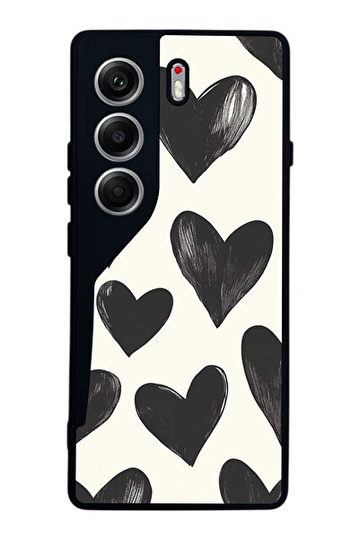 TECNO حافظة متوافقة مع هاتف Camon 40 باللون الأسود غير اللامع - سيليكون ناعم،...