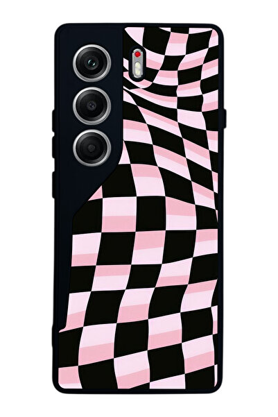 TECNO حافظة متوافقة مع هاتف Camon 40 باللون الأسود غير اللامع - سيليكون ناعم،...