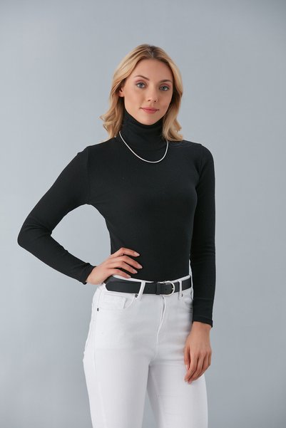 Cosy&Chic Thick Sweater 2-Piece Ready-To-Wear Pack Seasonal Savior Piece Cotton Turtleneck Ribbed Slimfit