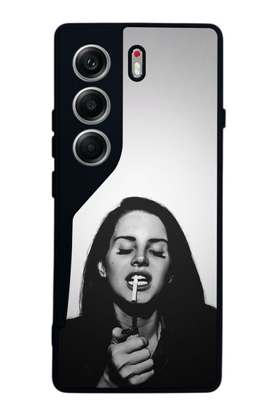 TECNO حافظة متوافقة مع هاتف Camon 40 باللون الأسود غير اللامع - سيليكون ناعم،...