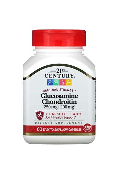 21st Century Glucosamine 250 mg Chondroitin 200 mg Original Formula 60 Easy Swallow Capsules