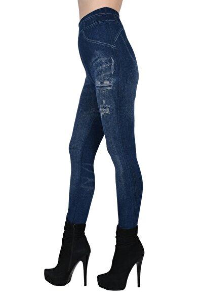 Gymmag Colanti Blugi Modelatori Bleumarin Vatuiti Talie Inalta 40KG- 60KG