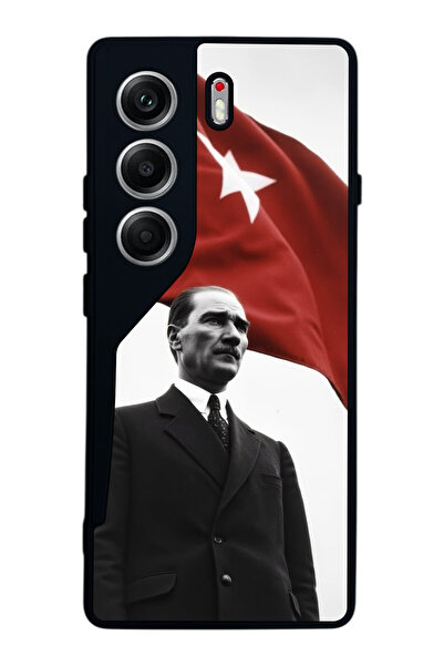 TECNO حافظة متوافقة مع هاتف Camon 40 باللون الأسود غير اللامع - سيليكون ناعم،...