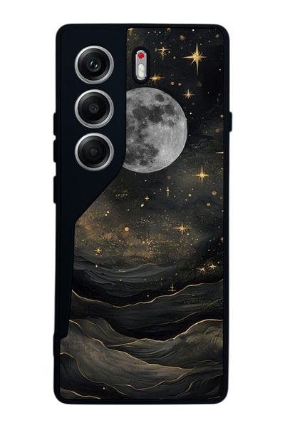 TECNO حافظة متوافقة مع هاتف Camon 40 باللون الأسود غير اللامع - سيليكون ناعم،...