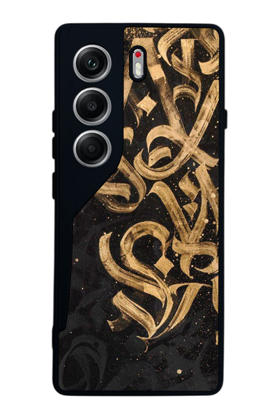 TECNO حافظة متوافقة مع هاتف Camon 40 باللون الأسود غير اللامع - سيليكون ناعم،...