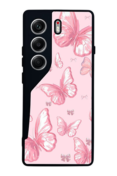 TECNO حافظة متوافقة مع هاتف Camon 40 باللون الأسود غير اللامع - سيليكون ناعم،...