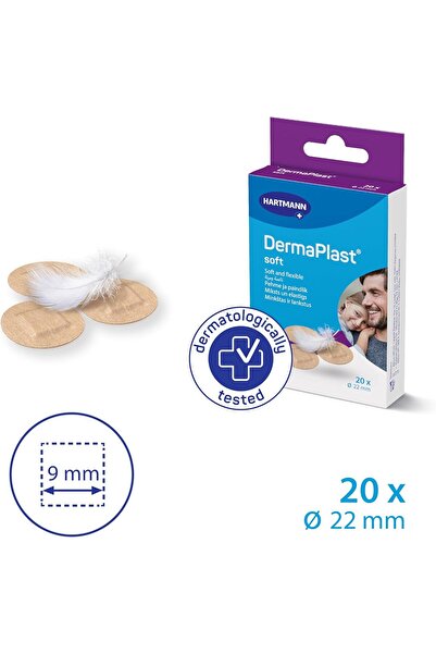 DermaPlast Soft Plasters 22 mm 20'S