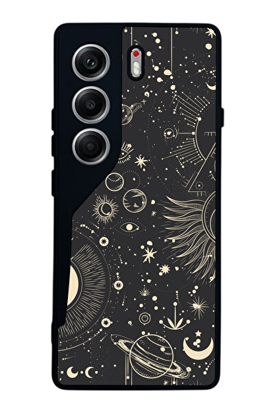 TECNO حافظة متوافقة مع هاتف Camon 40 باللون الأسود غير اللامع - سيليكون ناعم،...