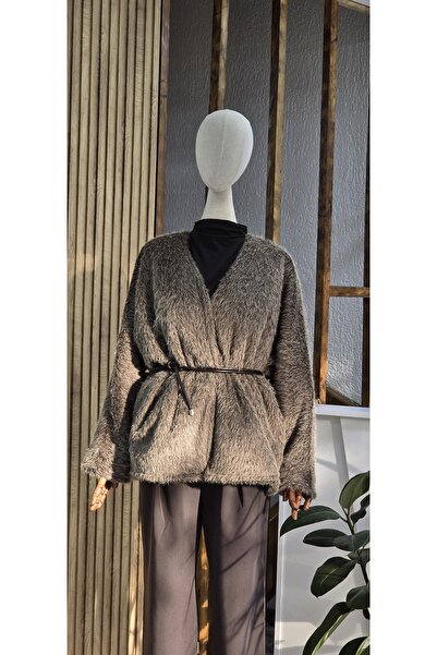 NANTİREA Feather Belt Detailed Jacket