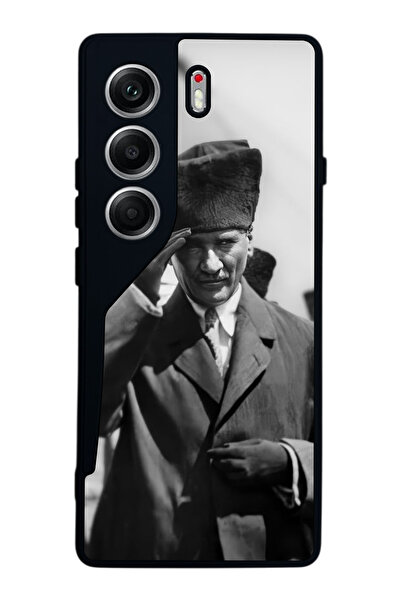 TECNO حافظة متوافقة مع هاتف Camon 40 باللون الأسود غير اللامع - سيليكون ناعم،...