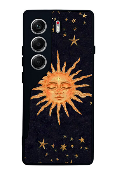 TECNO حافظة متوافقة مع هاتف Camon 40 باللون الأسود غير اللامع - سيليكون ناعم،...