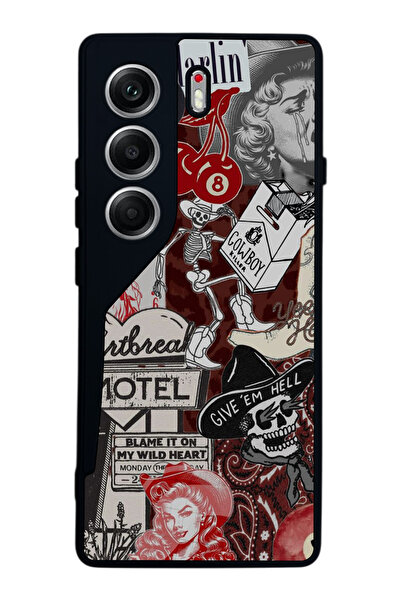 TECNO حافظة متوافقة مع هاتف Camon 40 باللون الأسود غير اللامع - سيليكون ناعم،...