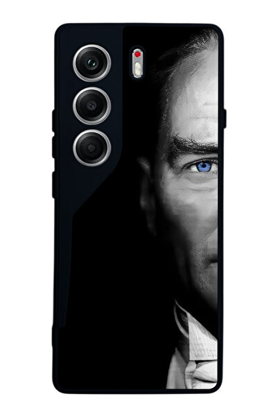 TECNO حافظة متوافقة مع هاتف Camon 40 باللون الأسود غير اللامع - سيليكون ناعم،...