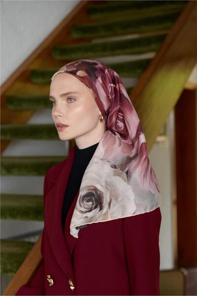 İpekhan Winter Bloom Collection Soft Scarf 1239-10078