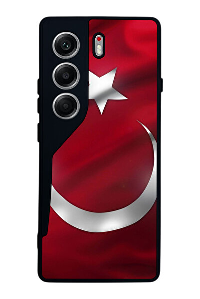 TECNO حافظة متوافقة مع هاتف Camon 40 باللون الأسود غير اللامع - سيليكون ناعم،...