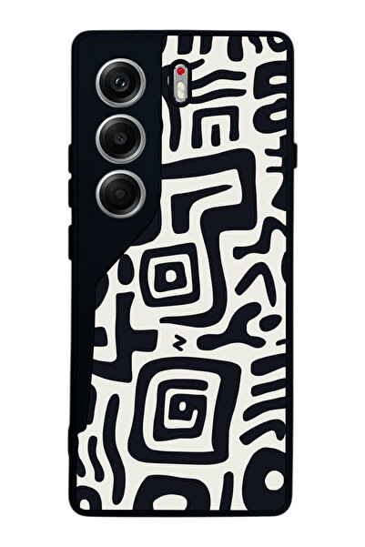 TECNO حافظة متوافقة مع هاتف Camon 40 باللون الأسود غير اللامع - سيليكون ناعم،...