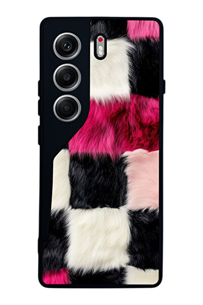 TECNO حافظة متوافقة مع هاتف Camon 40 باللون الأسود غير اللامع - سيليكون ناعم،...