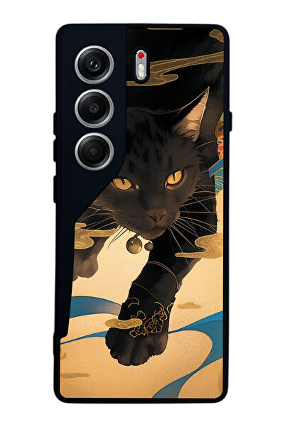 TECNO حافظة متوافقة مع هاتف Camon 40 باللون الأسود غير اللامع - سيليكون ناعم،...