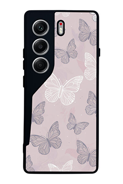 TECNO حافظة متوافقة مع هاتف Camon 40 باللون الأسود غير اللامع - سيليكون ناعم،...