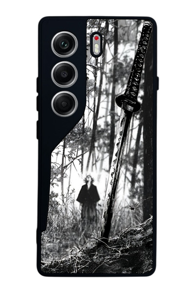 TECNO حافظة متوافقة مع هاتف Camon 40 باللون الأسود غير اللامع - سيليكون ناعم،...