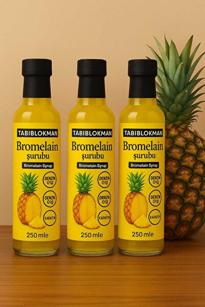 Tabib Lokman 3'lü Bromelain Şurubu 3x250 ml