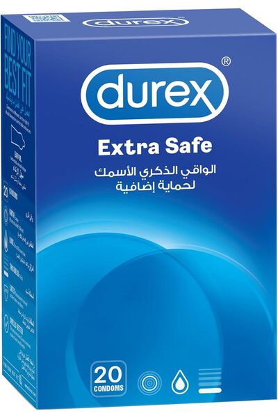 Durex Extra Safe Condoms - Pack of 20