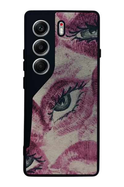 TECNO حافظة متوافقة مع هاتف Camon 40 باللون الأسود غير اللامع - سيليكون ناعم،...