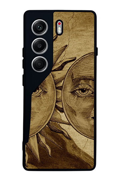 TECNO حافظة متوافقة مع هاتف Camon 40 باللون الأسود غير اللامع - سيليكون ناعم،...