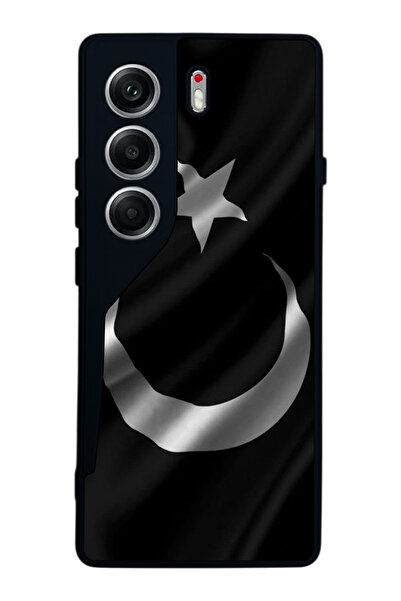 TECNO حافظة متوافقة مع هاتف Camon 40 باللون الأسود غير اللامع - سيليكون ناعم،...