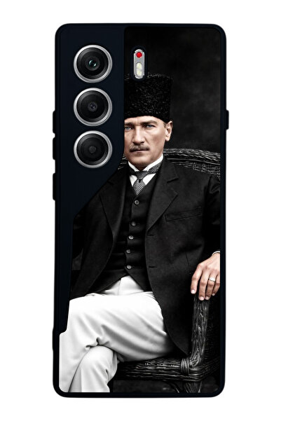 TECNO حافظة متوافقة مع هاتف Camon 40 باللون الأسود غير اللامع - سيليكون ناعم،...