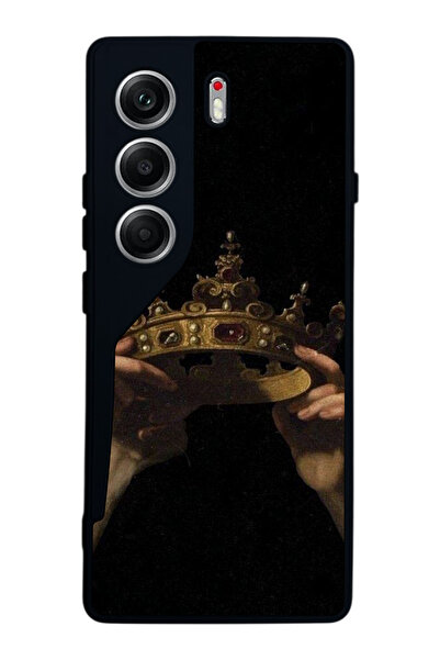 TECNO حافظة متوافقة مع هاتف Camon 40 باللون الأسود غير اللامع - سيليكون ناعم،...