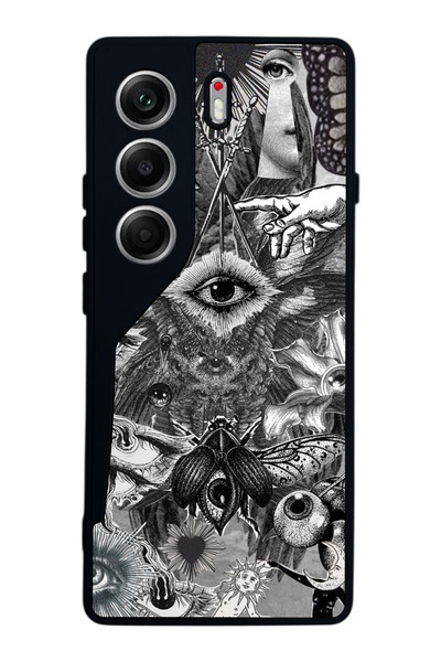 TECNO حافظة متوافقة مع هاتف Camon 40 باللون الأسود غير اللامع - غطاء ناعم من ...