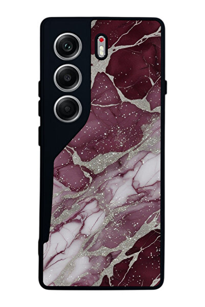 TECNO حافظة متوافقة مع هاتف Camon 40 باللون الأسود غير اللامع - سيليكون ناعم،...