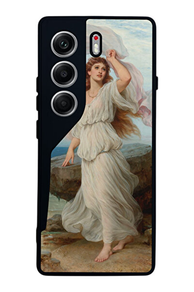 TECNO حافظة متوافقة مع هاتف Camon 40 باللون الأسود غير اللامع - سيليكون ناعم،...