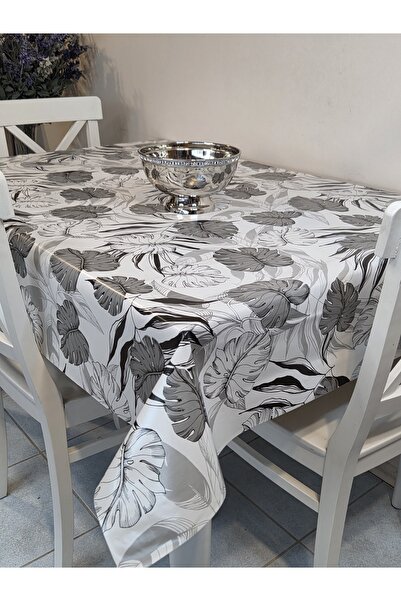 Başak Ev Tekstili Fiber Pvc Tablecloth – Modern, Durable, Wipeable, and Stylish Appearance