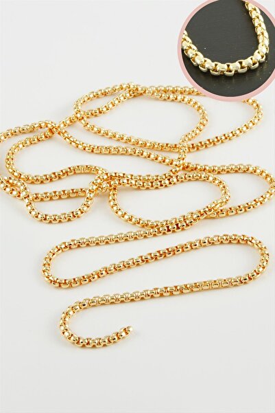 ZERO LAND Nrzsnt 3 mm Cobra Chain (11007) 1 Meter-Yellow